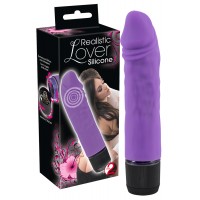 Silicone Lover - realisztikus vibrátor (lila)