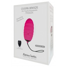 Adrien Ocean Breeze - akkus, rádiós vibrotojás (pink)