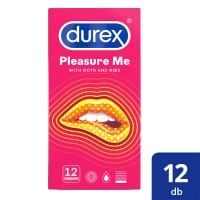 Durex Emoji PleasureMe - bordás-pontozott óvszer (12db)